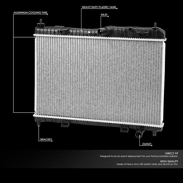 CAAP, 01-18 Ford Fiesta 1.6L I4 AT/MT Radiateur aluminium - 13201