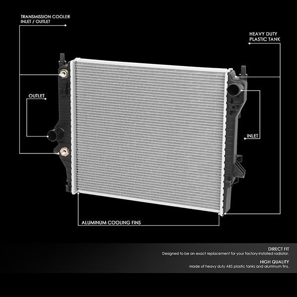 CAAP, 03-08 Jaguar Type S 09-11 XF 3.0L 4.2L 4.2L SC 5.0L AT Radiateur aluminium - 13148