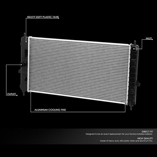 CAAP, 05-10 Chevy Cobalt Pontiac G5 2.2L 2.4L MT Radiateur Aluminium - 13042