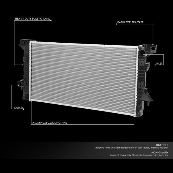 CAAP, 07-09 Ford Expendition 07-13 Lincoln Navigator 5.4L V8 AT/MT Radiateur aluminium - 13046