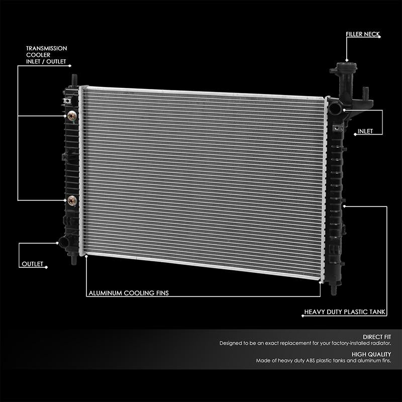 CAAP, 07-16 GMC Acadia 09-17 Chevy Traverse 3.6L V6 AT Radiateur aluminium - 13006