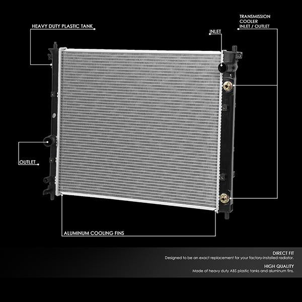 CAAP, 08-14 Cadillac CTS 3.6L AT Radiateur aluminium - 13055