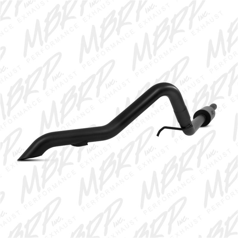 MBRP, Echappement MBRP 12 Jeep Wrangler/Rubicon 3.6L V6 Cat Back Single Rear Exit Off-Road Black