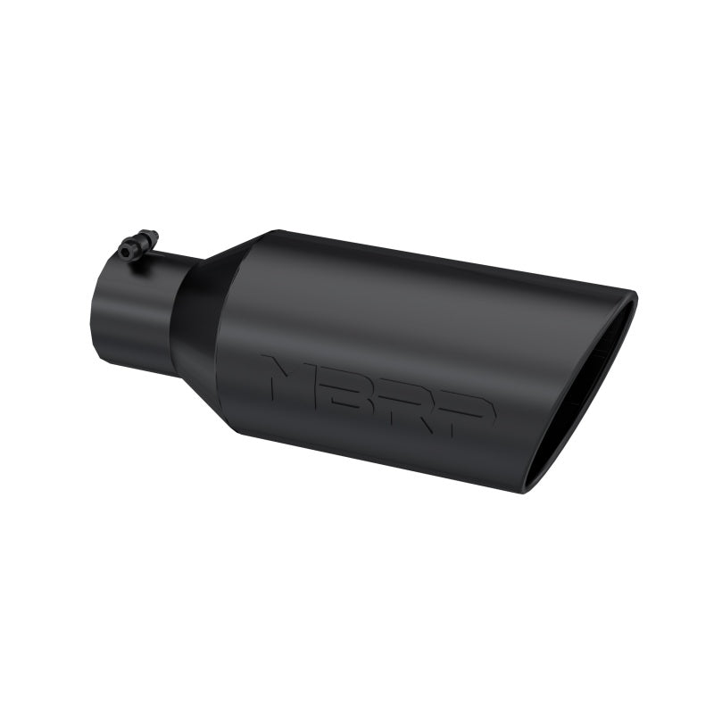 MBRP, Embout d'échappement universel MBRP 7in O.D. Rolled End 4in Inlet 18in Length - Black