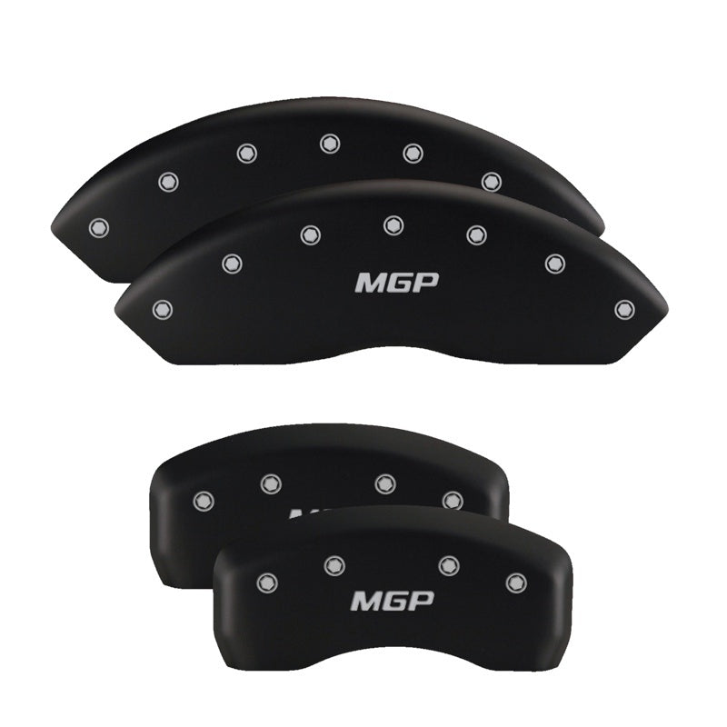 MGP, MGP 4 Caliper Covers Engraved Front & Rear Gen 5/SS Red finish silver ch