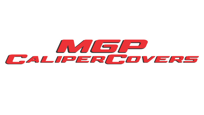 MGP, MGP 4 Caliper Covers Graved Front & Rear MGP Red Finish Silver Characters pour Toyota Camry 2018